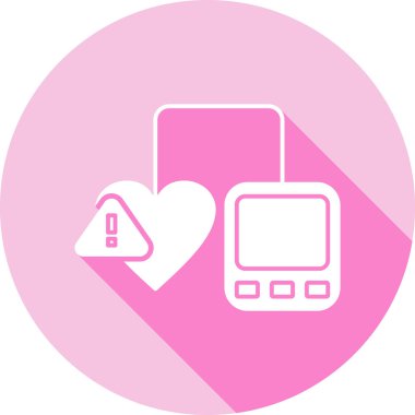 Kalbi olan bir evin vektör çizimi