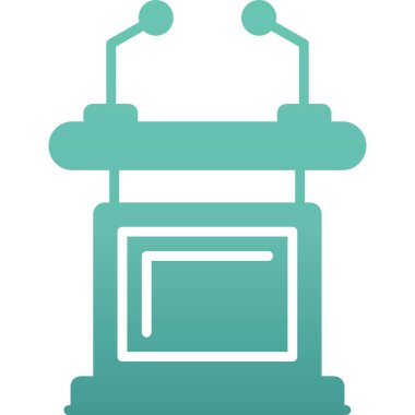 Modern illüstrasyonun basit vektör simgesi