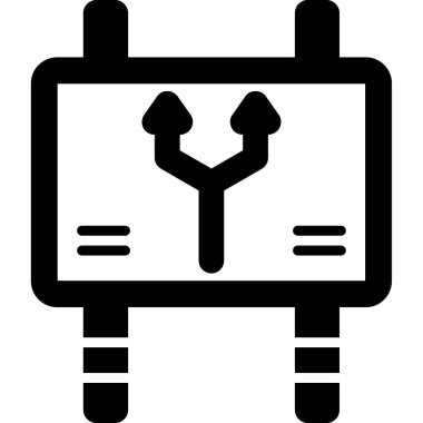 usb simgesi, vektör illüstrasyonu. düz tasarım biçimi