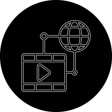 seo modern simgesinin vektör illüstrasyonu