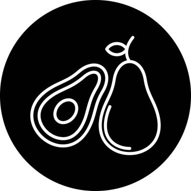 Bir besin simgesinin vektör illüstrasyonu