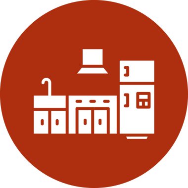 Alışveriş merkezi simgesi vektör illüstrasyonu