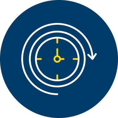 Saatin vektör illüstrasyonu