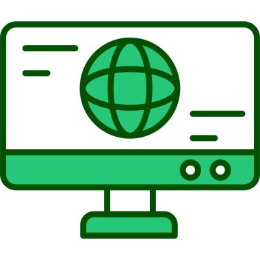 Ağ simgesi. vektör illüstrasyonu