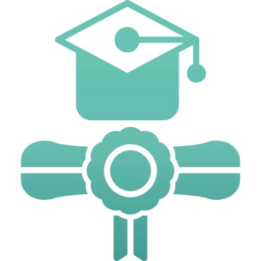 eğitim web simgesi, vektör çizim