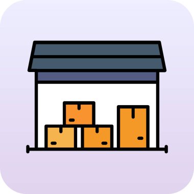 Yapı Vektörü Simgesi Tasarım İllüstrasyonu