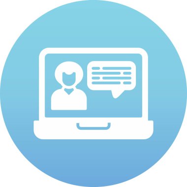 dizüstü bilgisayar simgesi, vektör illüstrasyonu