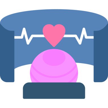 Hastane. Web simgesi basit illüstrasyon