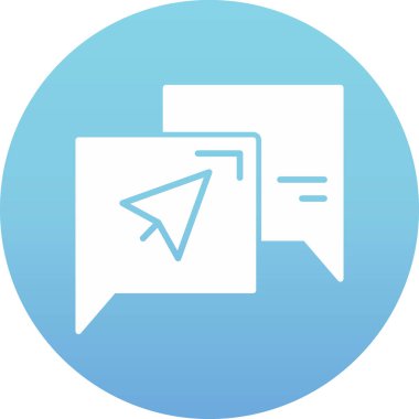 Konuş. Web simgesi basit tasarım