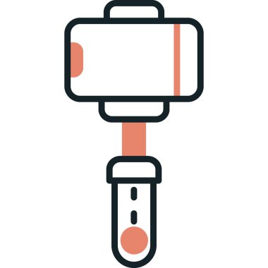 USB Flaş Sürücü Simgesi düz stil