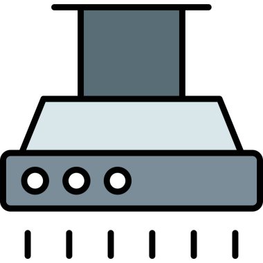 router simgesi vektör illüstrasyonu