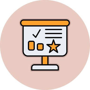 trend biçimi izole edilmiş arkaplanda kontrol listesi simgesi