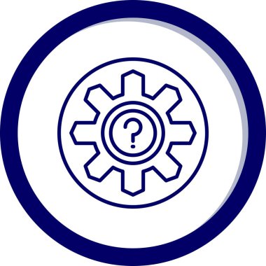 dişli vektör simgesi