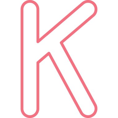 alfabe harfleri, vektör simgesi illüstrasyonu