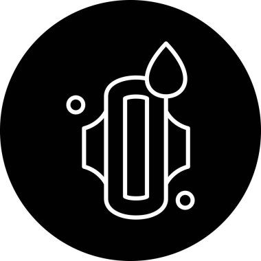 Kalem. Web simgesi basit illüstrasyon