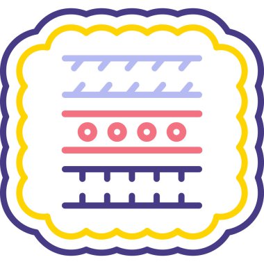 Takvim. Web simgesi basit illüstrasyon