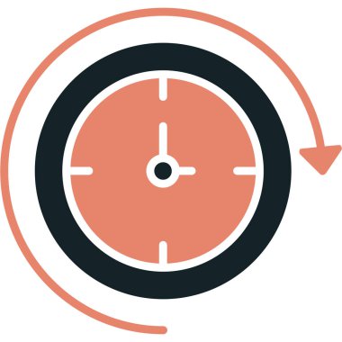 Saat simgesi. zaman kavramı