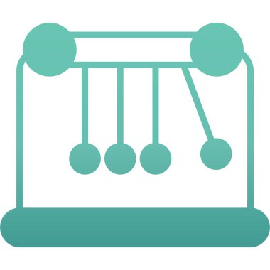 Baküs. Web simgesi basit tasarım
