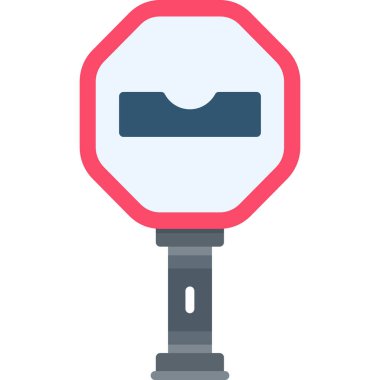 Yol işareti basit illüstrasyon