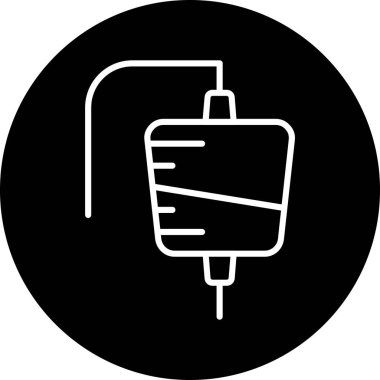 Kan simgesi şablonunun illüstrasyon vektörü grafiği