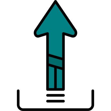 Ok. Web simgesi basit bir illüstrasyon. ok vektörü