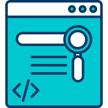 Web geliştirme simgesi tasarım vektörü