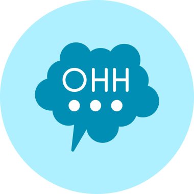 konuşma balonu ikonu vektör illüstrasyon tasarımı