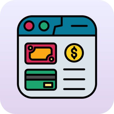 Bir cep telefonu simgesinin vektör illüstrasyonu