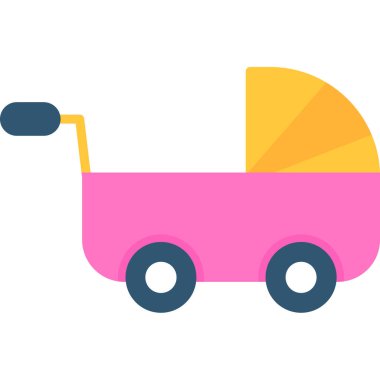 bebek taşıma ağı simgesi basit vektör illüstrasyonu