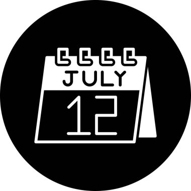 Takvim simgesi tasarımı, vektör illüstrasyonu