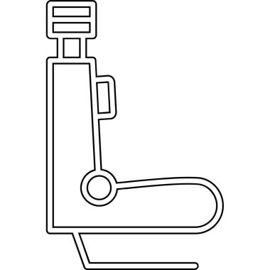 elektrik karıştırıcı ikonu ana hatları vektörü. Mutfak makinesi