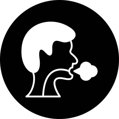 Beyaz arkaplanda izole edilmiş vektör illüstrasyonu, bir konuşma balonu simgesi ile insan kulağı