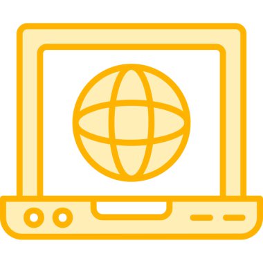 bilgisayar simgesi vektör illüstrasyonu