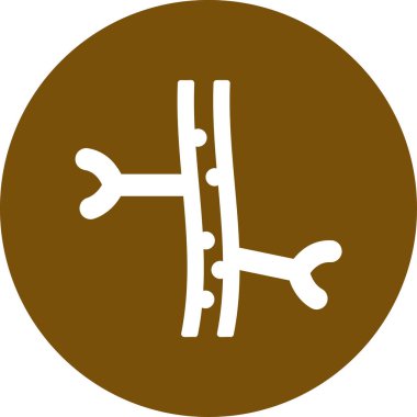 Benzersiz burç işareti vektör simgesi