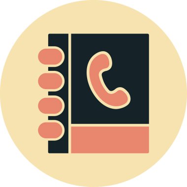 - Telefon. Web simgesi basit illüstrasyon