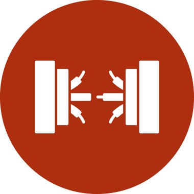 Bir spor salonunun vektör çizimi