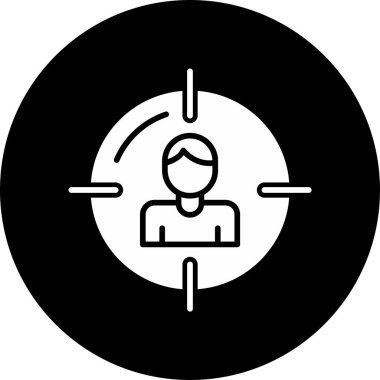 avatar. Web simgesi basit illüstrasyon