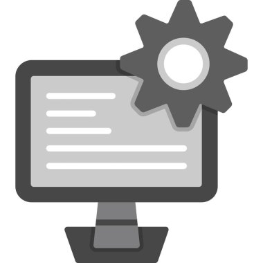 bilgisayar simgesi vektör illüstrasyonu