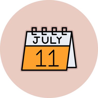 Bir günlük takvimdeki 1 Temmuz tarihi