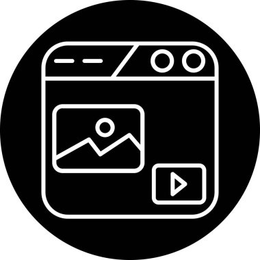 seo modern simgesinin vektör illüstrasyonu