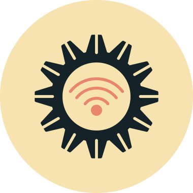 Wi-Fi vektör simgesi. Basit bir çizim. izole ve beyaz