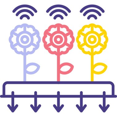 wifi ağ vektör simgesi