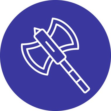 Balta. Web simgesi basit illüstrasyon