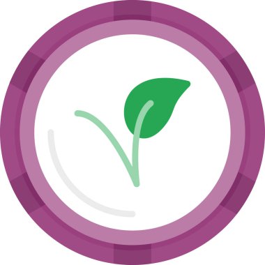 bitki simgesi vektör illüstrasyonu