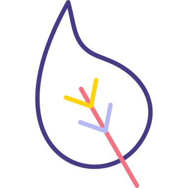 Su bırakma simgesinin vektör illüstrasyonu