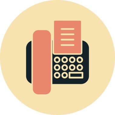 - Telefon. Web simgesi basit illüstrasyon