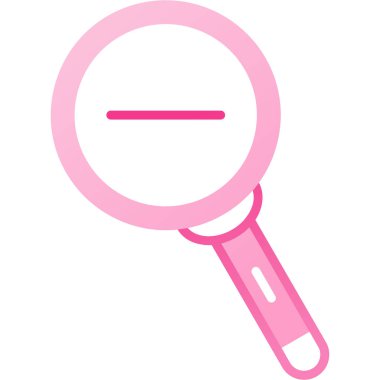 Büyüteç simgesi. Web illüstrasyonu