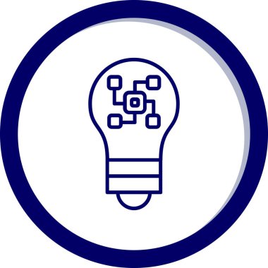 Ampul Simgesi, Vektör illüstrasyonu