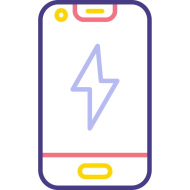 Telefon simgesi vektör illüstrasyonu