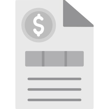 Bill vektör düz simgesi